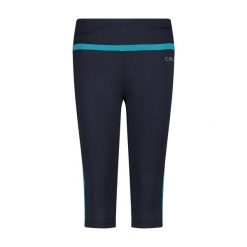 Legginsy damska turystyczne CMP 3. Niebieskie legginsy CMP, bez wzorów, sportowe. Za 209.00 zł.