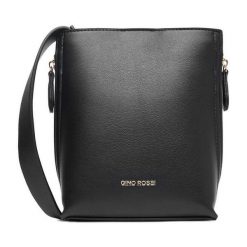 Torebka GINO ROSSI. Czarne listonoszki Gino Rossi, bez wzorów, bez dodatków. Za 199.99 zł.