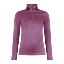 Damski polar 1/4 zip Protest Laga. Czerwone bluzy z polaru Protest, na zimę, bez wzorów, z polaru, narciarskie. Za 274.50 zł.