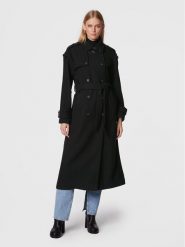 Herskind Płaszcz wełniany Astra 4580830 Czarny Regular Fit. Czarne płaszcze Herskind, na zimę, bez wzorów, z wełny, bez kaptura. Za 2,799.00 zł.