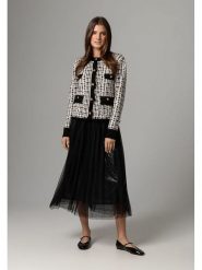 More & More Kardigan w kolorze biało-czarnym rozmiar: 36. Białe swetry More & More, bez wzorów, bez ramiączek. Za 112.83 zł.