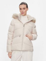 Calvin Klein Kurtka puchowa K20K207070 Beżowy Regular Fit. Brązowe kurtki Calvin Klein, na zimę, s, bez wzorów, z puchu, bez kaptura. Za 799.99 zł.