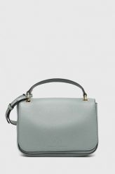 Armani Exchange torebka kolor zielony. Zielone listonoszki Armani Exchange, bez wzorów, na ramię, bez dodatków. Za 509.99 zł.