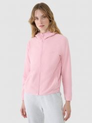 4F Polar regular z kapturem damski - różowy XXL. Czerwone bluzy z polaru 4f, na zimę, xs, bez wzorów, z dzianiny, snowboardowy. W wyprzedaży za 99.99 zł.