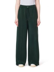 Scotch & Soda Spodnie w kolorze ciemnozielonym rozmiar: M. Zielone spodnie materiałowe Scotch & Soda, bez wzorów, z materiału, z podwyższonym stanem. Za 224.95 zł.