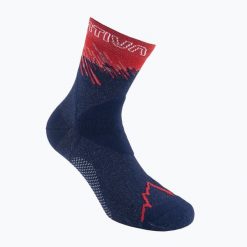 Skarpety La Sportiva Ultra Running. Niebieskie skarpetki La Sportiva, bez wzorów, z elastanu. Za 99.99 zł.