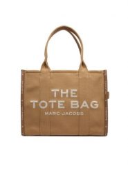 Marc Jacobs Torebka The Jacquard Large Tote Bag M0017048 Brązowy. Brązowe torebki klasyczne Marc Jacobs, bez wzorów, z materiału, bez dodatków. Za 1,499.00 zł.