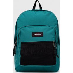 Eastpak plecak kolor zielony duży z aplikacją. Zielone plecaki Eastpak, z aplikacjami, z włókna, do ręki, bez dodatków. W wyprzedaży za 244.99 zł.