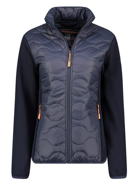 Geographical Norway Kurtka polarowa "Tahiti" w kolorze granatowym rozmiar: L. Niebieskie kurtki Geographical Norway, l, bez wzorów, z polaru, bez kaptura. Za 170.47 zł.