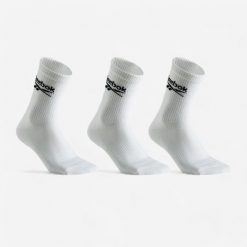 Skarpety sportowe tenis Reebok wysokie x3. Skarpetki Reebok, bez wzorów, z bawełny. Za 29.99 zł.