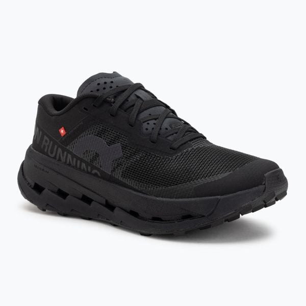Buty do biegania damskie On Cloudultra 3. Czarne buty do biegania On, bez wzorów, z materiału, bez zapięcia, do biegania. Za 749.99 zł.