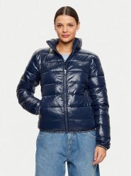 Tommy Jeans Kurtka puchowa Essential DW0DW19312 Granatowy Regular Fit. Niebieskie kurtki Tommy Jeans, xs, bez wzorów, z jeansu, bez kaptura. Za 699.99 zł.