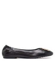 Tory Burch Baleriny Claire Ballet 147379 Czarny. Czarne baleriny Tory Burch, bez wzorów, ze skóry, bez obcasa, bez zapięcia. Za 1,139.99 zł.