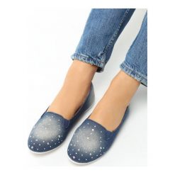 Granatowe Balerinki Zander. Baleriny marki Born2be. Za 49.99 zł.