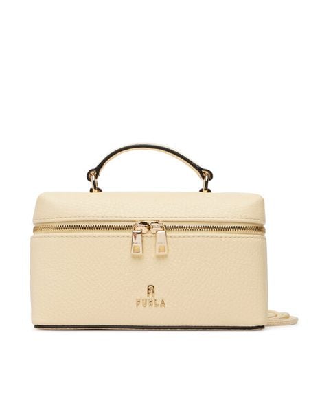 Furla Torebka Camelia Micro WE00625 HSF000 CN DFM00 Żółty jasny. Żółte kopertówki Furla, bez wzorów, ze skóry, wizytowe, bez dodatków. Za 944.99 zł.