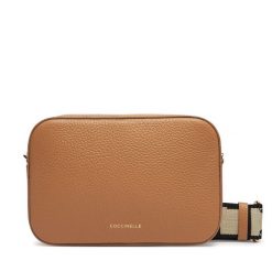 Torebka Coccinelle. Brązowe listonoszki Coccinelle, bez wzorów, bez dodatków. Za 679.99 zł.