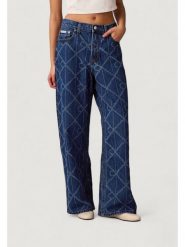 Calvin Klein Jeans Jeansy LOW RISE BAGGY CK AT Niebieski Baggy Fit. Niebieskie jeansy Calvin Klein Jeans, bez wzorów, z jeansu. Za 649.99 zł.