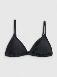 4F Góra od bikini damska - czarna XL. Czarne bikini 4f, bez wzorów, z materiału. Za 59.99 zł.