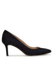LAUREN RALPH LAUREN Szpilki Lanette 802962173001 Czarny. Czarne szpilki Lauren Ralph Lauren, bez wzorów, ze skóry, bez obcasa, na szpilce, bez zapięcia. Za 499.99 zł.