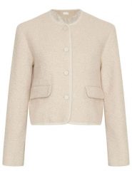 MOSS COPENHAGEN Kurtka przejściowa "Cailana" w kolorze beżowym rozmiar: L. Brązowe kurtki Moss Copenhagen, l, bez wzorów, bez kaptura. Za 272.95 zł.