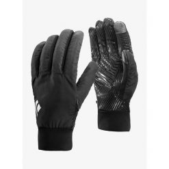 Rękawiczki damskie Black Diamond Mont Blanc Gloves. Czarne rękawiczki Black Diamond, bez wzorów, sportowe. Za 64.99 zł.