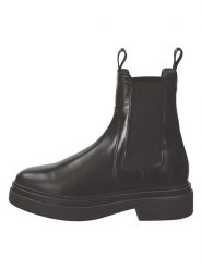 GANT Footwear Skórzane sztyblety "Zandrin" w kolorze czarnym rozmiar: 41. Czarne botki GANT Footwear, bez wzorów, ze skóry, sportowe, bez zapięcia. Za 483.17 zł.