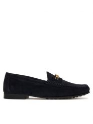 Tommy Hilfiger Mokasyny Th Chain Suede Loafer FW0FW09327 Granatowy. Niebieskie mokasyny Tommy Hilfiger, bez wzorów, ze skóry. Za 569.99 zł.