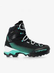 Buty trekkingowe damskie La Sportiva Aequilibrium ST GTX. Czarne trekkingi La Sportiva, bez wzorów, z gore-texu, bez zapięcia, trekkingowe, gore-tex. Za 1,517.99 zł.