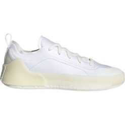 Buty adidas by Stella McCartney Treino Shoes W FY1548 białe. Białe buty treningowe adidas, bez wzorów, z gumy, bez zapięcia, na fitness i siłownię. Za 1,439.65 zł.