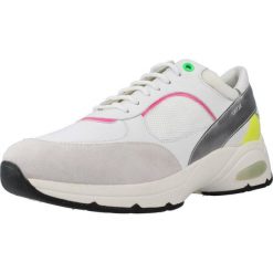 Buty GEOX D ALHOUR Biały. Białe buty trekkingowe Geox, z syntetyku, bez zapięcia. Za 300.99 zł.