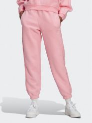 Adidas Spodnie dresowe Originals HL9148 Różowy Relaxed Fit. Czerwone spodnie dresowe adidas, bez wzorów, z bawełny. Za 169.99 zł.