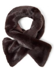 S.Oliver BLACK LABEL szal ze sztucznego futra Kobiety brązowy, ONE SIZE. Brązowe szaliki i kominy s.Oliver BLACK LABEL, bez wzorów. Za 129.95 zł.
