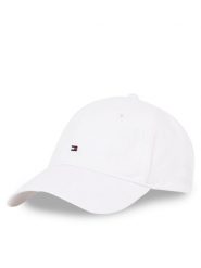 Tommy Hilfiger Czapka z daszkiem Essential Flag Soft Cap AW0AW17131 Biały. Białe czapki z daszkiem Tommy Hilfiger, bez wzorów, z bawełny. Za 109.99 zł.