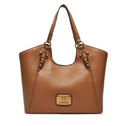 Torebka LOVE MOSCHINO. Brązowe torebki klasyczne Love Moschino, bez wzorów, klasyczne, bez dodatków. Za 1,199.00 zł.