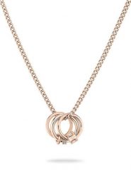 Liebeskind Naszyjnik z zawieszką - dł. 45 cm rozmiar: onesize. Czerwone naszyjniki Liebeskind, z materiału, ze stali. Za 184.89 zł.