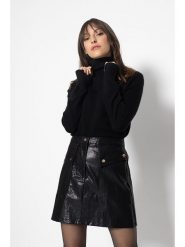 AUTHENTIC CASHMERE Kaszmirowy golf "Fornet" w kolorze czarnym rozmiar: S. Czarne swetry AUTHENTIC CASHMERE, s, bez wzorów, z kaszmiru, bez ramiączek. Za 394.38 zł.