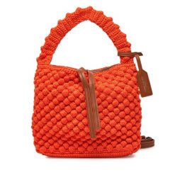 Torebka Gianni Chiarini. Pomarańczowe torebki klasyczne Gianni Chiarini, bez wzorów, klasyczne, bez dodatków. Za 499.99 zł.