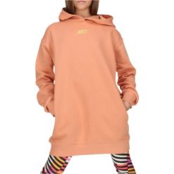 Bluza polarowa Nike Club. Brązowe bluzy bez kaptura Nike, bez wzorów, z dresówki. Za 229.99 zł.