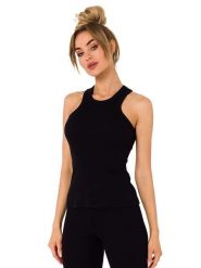 Made of emotion Top w kolorze czarnym rozmiar: M. Czarne topy sportowe Made Of Emotion, m, bez wzorów. Za 118.45 zł.