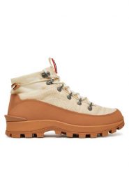 Hunter Trapery Womens Travel Explorer Boot WFS2336REN Biały. Białe traperki Hunter, bez wzorów, z materiału, bez obcasa, bez zapięcia. Za 709.99 zł.