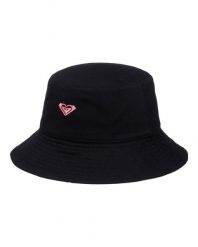 Kapelusz bucket dla Kobiety JASMINE PARADISE Czarny. Czarne kapelusze Roxy, bez wzorów, z bawełny. Za 129.99 zł.