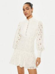 BARDOT Sukienka koktajlowa 58421DB Écru Regular Fit. Sukienki Bardot, bez wzorów, z wiskozy, wizytowe, bez kołnierzyka, bez ramiączek. Za 409.99 zł.
