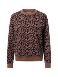 Marie Lund Bluza damska Kobiety Bawełna brązowy wzorzysty, XXL. Brązowe bluzy Marie Lund, xxl, bez wzorów, z bawełny, bez ramiączek, bez kaptura. Za 199.95 zł.