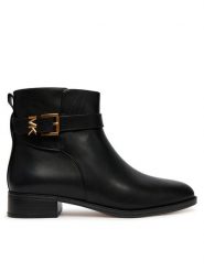 MICHAEL Michael Kors Botki Rachel 40T6RCFE5L Czarny. Czarne botki MICHAEL Michael Kors, bez wzorów, ze skóry, bez obcasa, na płaskiej podeszwie, bez zapięcia. Za 1,019.00 zł.