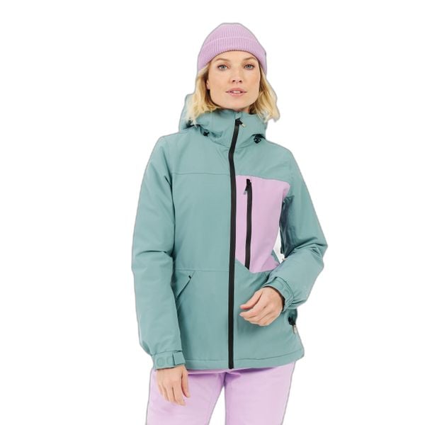 Damska kurtka narciarska Protest Salut. Niebieskie kurtki narciarskie Protest, na zimę, bez wzorów, bez kaptura, narciarskie. Za 885.50 zł.