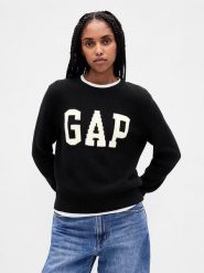 GAP Sweter w kolorze czarnym rozmiar: XXS. Czarne swetry GAP, xxs, bez wzorów, bez ramiączek. Za 140.86 zł.