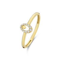 Beloro Pierścionek Beloro Jewels Monte Napoleone Leontina złoty - 9-karatowe złoto Pierścionki 1 ct Damski. Żółte pierścionki Beloro, z cyrkonią, złote. Za 543.99 zł.