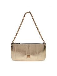 PINKO Torebka Horizontal Flat PE 25 PCPL 102747 A26X Złoty. Żółte kopertówki Pinko, bez wzorów, ze skóry, wizytowe, bez dodatków. Za 849.99 zł.