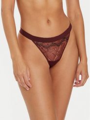 Chantelle X Stringi Xtravagant C06GG5 Bordowy. Czerwone stringi Chantelle X, bez wzorów, z syntetyku. Za 189.99 zł.