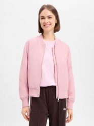 Marie Lund kurtka bomber Kobiety zielony|różowy, XS. Czerwone kurtki Marie Lund, uniwersalny, bez wzorów, prążkowane, bez kaptura. Za 229.95 zł.